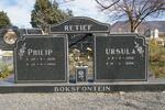 RETIEF Philip 1920-1996 & Ursula 1922-2006