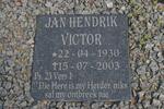 VICTOR Jan Hendrik 1930-2003