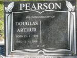 PEARSON Douglas Arthur 1919-2008