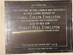 ETHELSTON Isabel Evelyn 1894-1950 :: ETHELSTON Robert Peel -1924
