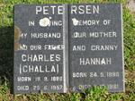 PETERSEN Charles -1888-1957 & Hannah 1888-1981