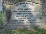 JAMES John 1860-1929 & Helen CANE 1865-1945