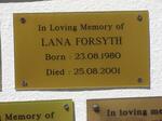 FORSYTH Lana 1980-2001