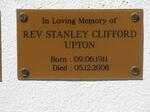 UPTON Stanley Clifford 1911-2008
