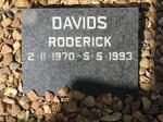 DAVIDS Roderick 1970-1993