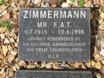ZIMMERMANN F.A.T. 1915-1998