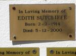 SUTCLIFFE Edith 1914-2000