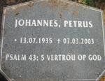 MEINTJES Johannes Petrus 1935-2003