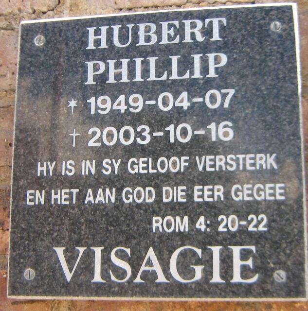 VISAGIE Hubert Phillip 1949-2003