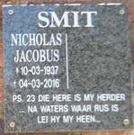SMIT Nicholas Jacobus 1937-2016
