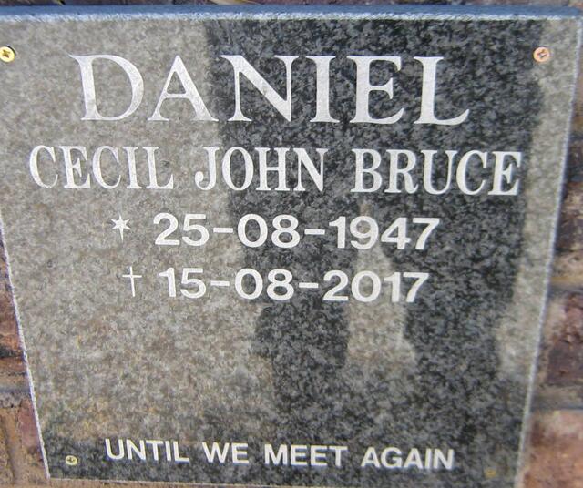 DANIEL Cecil John Bruce 1947-2017