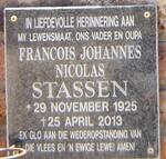 STASSEN Francois Johannes Nicolas 1925-2013