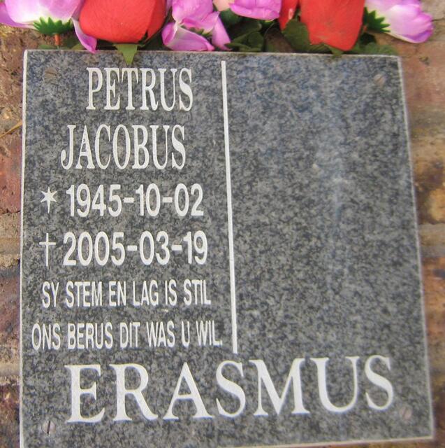 ERASMUS Petrus Jacobus 1945-2005