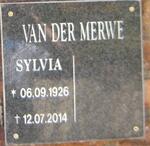MERWE Sylvia, van der 1926-2014