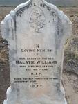 WILLIAMS Malatie -1911