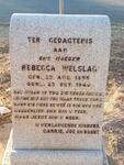 WELSLAG Rebecca 1855-1940