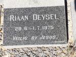 DEYSEL Riaan -1975