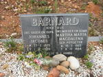 BARNARD Johannes Jacobus 1925-1988 & Martha Maria Magdalena POTGIETER 1925-1984