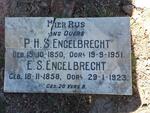 ENGELBRECHT P.H S. 1850-1951 & E.S. 1858-1923