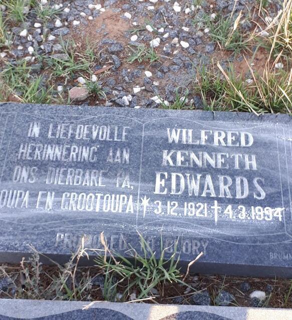EDWARDS Wilfred Kenneth 1921-1994