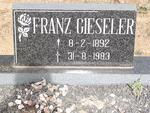 GIESELER Franz 1892-1983