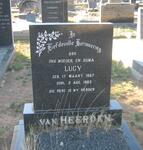 HEERDEN Lucy, van 1907-1983
