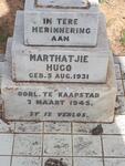 HUGO Marthatjie 1931-1945