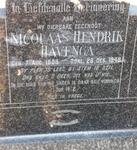HAVENGA Nicolaas Hendrik 1909-1948