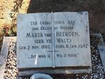 HEERDEN Maria, van nee V.D. WALT 1882-1947