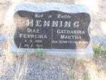 HENNING Diaz Ferreira 1906-1974 & Catharina Martha SCHOLTZ 1913-