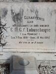LABUSCHAGNE E.M.G.P. nee HENNING 1881-1945