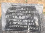 JENSMA Anna S.C. 1905-1948