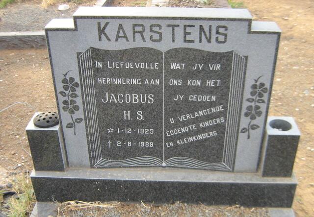 KARSTENS Jacobus H.S. 1923-1989