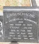 LABUSCHAGNE Frans Jacob 1881-1969