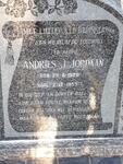 JORDAAN Andries J. 1928-1953