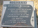 JORDAAN Willem Jacobus 1930-2001 & Catherina Johanna MENTZ 1932-2015