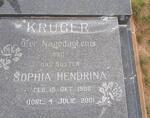 KRUGER Sophia Hendrina 1908-2001