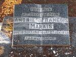 MARAIS Andries Francois 1915-1959