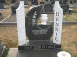 MERWE Hennie, van der 1942-2012