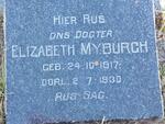 MYBURGH Elizabeth 1917-1930