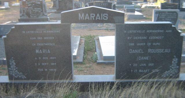 MARAIS Daniël Rousseau 1901-1975 & Maria 1904-1984