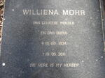MOHR Williena 1934-2011