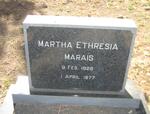 MARAIS Martha Ethresia 1928-1977