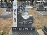 MERWE Ewald, van der 1972-1991