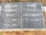 POST William Ernest 1902-1985 & Doris CUBITT 1902-