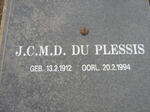 PLESSIS J.C.M.D., du 1912-1994