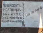 POSTHUMUS Huibrecht E. nee VENTER 1853-1921