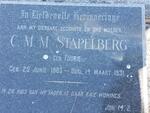 STAPELBERG C.M.M. nee FOURIE 1885-1931