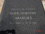 ARANGIES Alice Dorothy 1924-1981