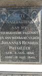POTGIETER Johannes Hendrik 1866-1940